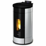 FREEPOINT Pelletkachel Globe, 10,5 kw, WiFi ingeschakeld - wit/zwart