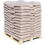Houtpellets Hardhout Eik 6mm, 65 x 15kg Pallet