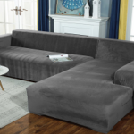 Velvet Bankhoes Hoekbank| Sofa cover | Meubelhoes