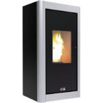 BLAZE Pelletofen Urban, 6,33 kw, WiFi-fähig – schwarz/perla