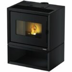 FREEPOINT Pelletofen Modo, 9,36 kw, WiFi-fähig – schwarz