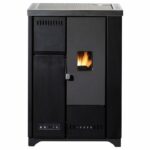 GLOBEFIRE Pelletherd Pasquale, 6,7 kw – schwarz