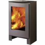 PANADERO Kaminofen Nevada, Stahl, 8,7 kW – schwarz