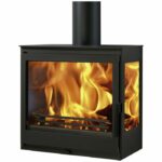 PANADERO Kaminofen Onix Wall, Stahl, 7,1 kW – schwarz