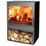 PANADERO Kaminofen Saphir, Stahl, 7,1 kW – schwarz